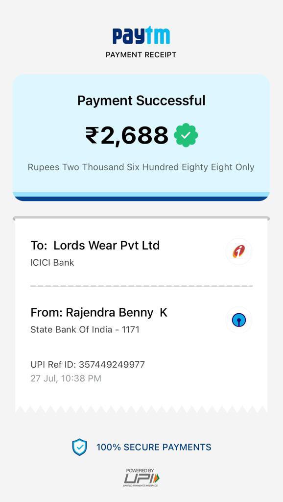 rajstrong's tweet photo. @NagpurPolice @nagpurcp 
I have paid Rs 2688 to @LordsIndia 1 month back since then I have been told that my order is shipped 10 days back with a fake tracking ID which doesn’t exist. My calls are not answered and my money is stuck, vendor phone number is +91 98230 38496 https://t.co/37hct5QwNG
