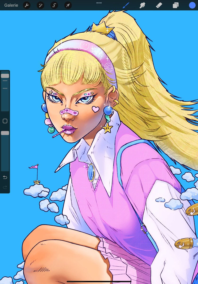LucaStenzel's tweet photo. #PrincessPeach 🍄👑💕

#lineart #Procreate #illustrationart #artist #SuperMarioBros https://t.co/siCyuE5G7k