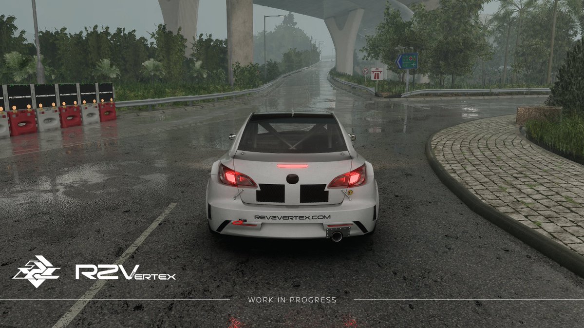 revtovertex's tweet image. 【Rev To Vertex早期アクセス版を本日より配信開始！】

アップデート内容▼
コース「吐露港公路」追加（一部区間）
「フリープレイモード」追加
「トレーニングモード」のアップデート
「天候変化」機能追加
「マルチプレイヤーモード」(9 月下旬に公開予定)

Storeページ▼
bit.ly/3OEV02a