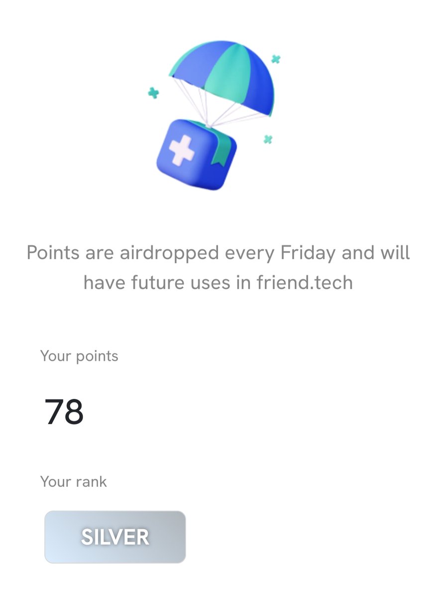 #FriendTech ten ilk #Airdrop geçen çuma aldık. her cuma dagitiyorlar. 
<a href="/frie/">frie</a>
