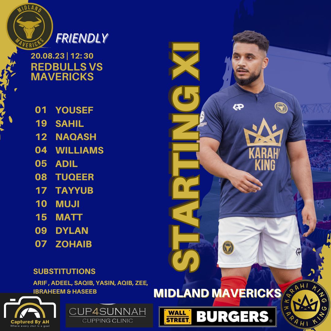 MidlandMavsFC's tweet photo. Big result this week coming out on top against Bizspace Redbulls. Controlled the game and created many chances. Goals from @DylanAhmed09, Matt, @khalit146 and Zee put the game to bed. Onwards and upwards from here! 
#UptheMavs #grassroots #sundayleague https://t.co/BwPuahZUbR