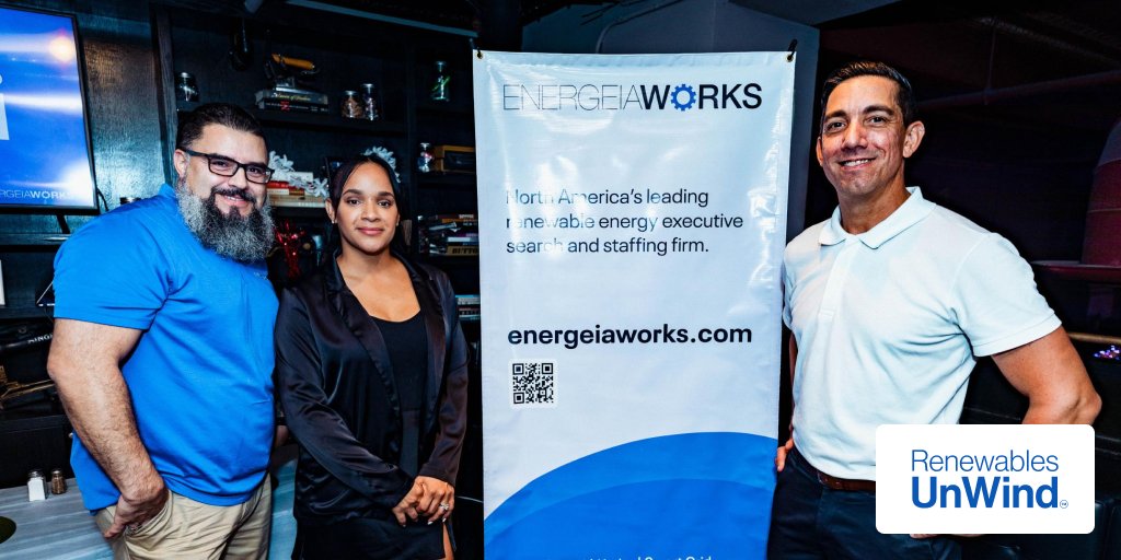 RenewUnWind's tweet photo. Our NYC event was amazing! So much energy and great people. Can't wait for the next one. Thanks to everyone who came! https://t.co/Jf6dCF9vTP

@EnergeiaWorks, @mysuncast, @SoltageSolar, Women's Energy Network Greater New York City,
@WRISEnergy, and @YPE_NYC. https://t.co/eyByaBUcUI