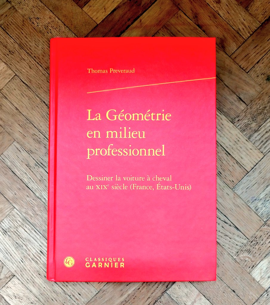 Hot from the press ☺️ ... One of the books I was really awaiting this year: Preveraud's analysis of the practical geometry of 19th 🐎-coach-makers, both in France and in the USA ... From the sneak peeks I had, it seems well worth a reading !