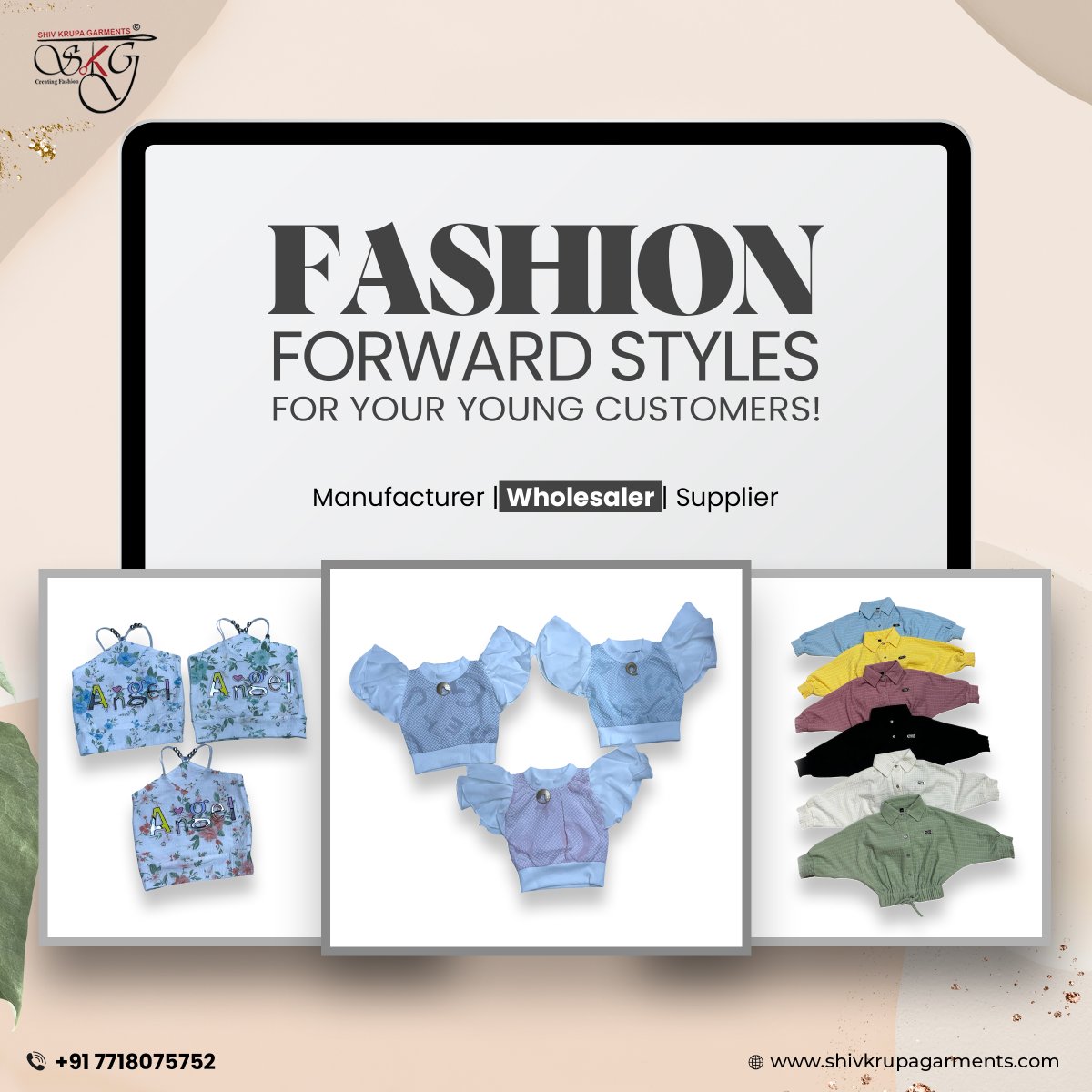 Calling all wholesale buyers! Discover the trendiest collection of kids' Tops at Shivkrupa Garments!🩳 Contact us at 077180 75752 to place your wholesale orders. 📞 Visit - shivkrupagarments.com/product-catego… . . #kidsshorts #kidsfashiontrends #wholesalekidswear #wholesalekidsfashion