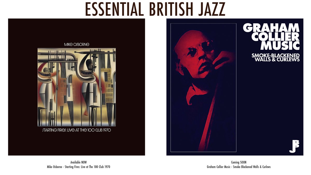 BritProgJazz's tweet photo. Available NOW: https://t.co/DUNQ3kncxT
Coming SOON: https://t.co/UC1Ey2bvGK
Essential British #Jazz #jazzrock #modaljazz #freejazz
#MikeOsborne #GrahamCollier #AlanSkidmore #HarryBeckett https://t.co/sRx5bnIcnv