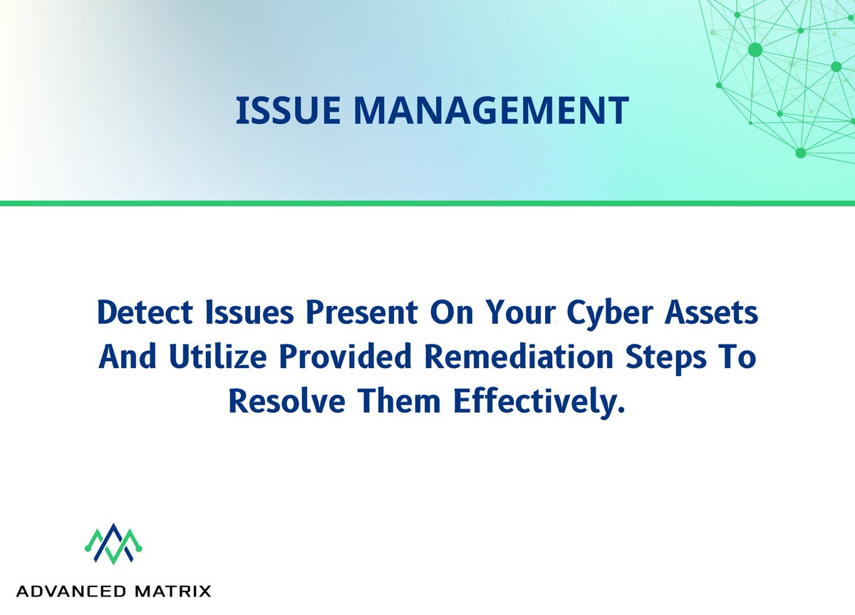 AdvancedMatrix_'s tweet image. Issue management -Offered through HackerView- offer you to detect issues present on your cyber assets and utilize provided remediation steps to resolve them effectively.

for more: +966138821464
#cybersecurity #cyber #infosec #hacker #phishing