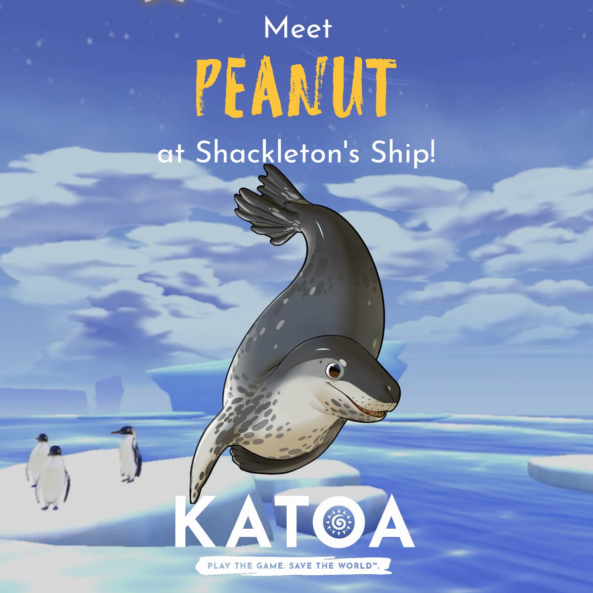 PlayKatoa's tweet photo. Shiver-me-timbers! Meet some of the coolest fauna from Shackleton's Ship ⚓️🥶 

Have you made it to the Antarctic yet? 

Download KATOA here 👉 https://t.co/e2xQjw2Tqa https://t.co/lUyhQ1NQRd