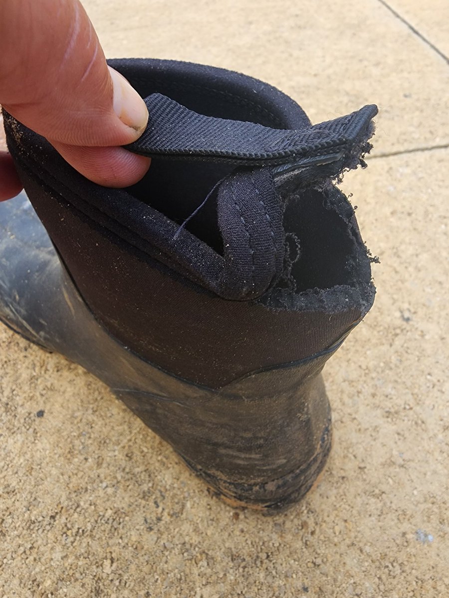 Had been delighted with <a href="/PaversShoes/">Pavers Shoes</a>  Ankle wellington boots, especially with all the rain this year, comfy, light waterproof, but..... less than 10 wears, not even a month later.............
#notworththemoney
