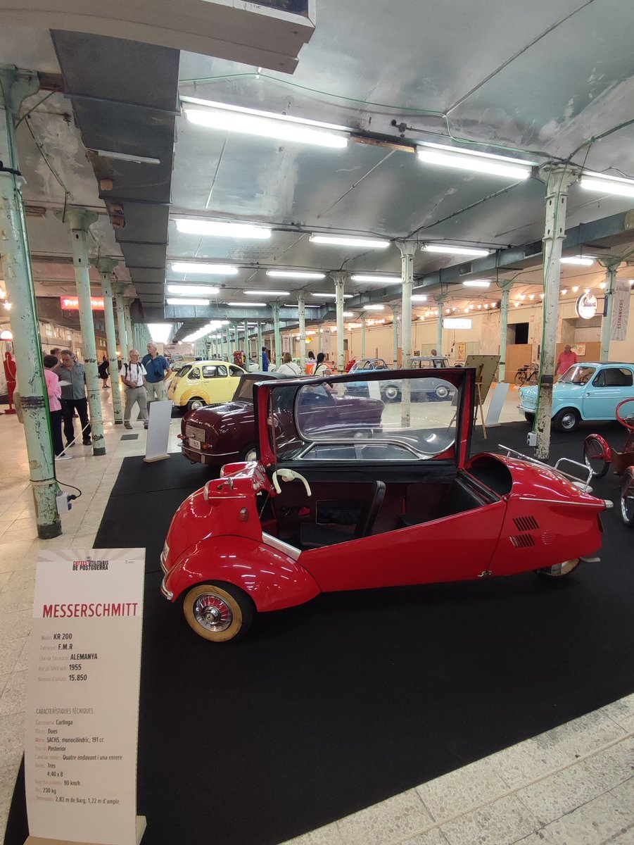subiranacubinsa's tweet photo. Visita a l'exposició de cotxes utilitaris de postguerra a l'antiga fàbrica de #CalMetre #Gironella. Quina meravella!! Felicitacions al Claudi per aquesta magnífica col·lecció i pel treball de recuperació de la memòria a través dels microcotxes. Molt recomanable. Fins el #17Set https://t.co/sWQtzUYRu2