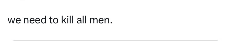 PhilMitchell83's tweet photo. Todayโs daily dose of misandry
#SayNoToMisandry
#StopSayingKillAllMen
(All tweets reported) https://t.co/0P4TS8olMd