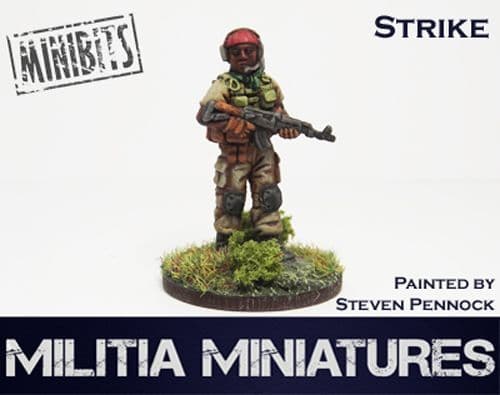 MiniMentions's tweet photo. Company: Pendraken
Mini: Strike
Range: Militia Miniatures
Scale: 28mm
Materials: Metal
Link: https://t.co/xrQJOT4Okj
#MiniMentions #miniatures #miniaturepainting #Wargaming #tabletopgaming #ttrpg #dnd #dungeonsanddragons #spectreops #blackops #fivecore #forceonforce https://t.co/jXKHIEPYL7