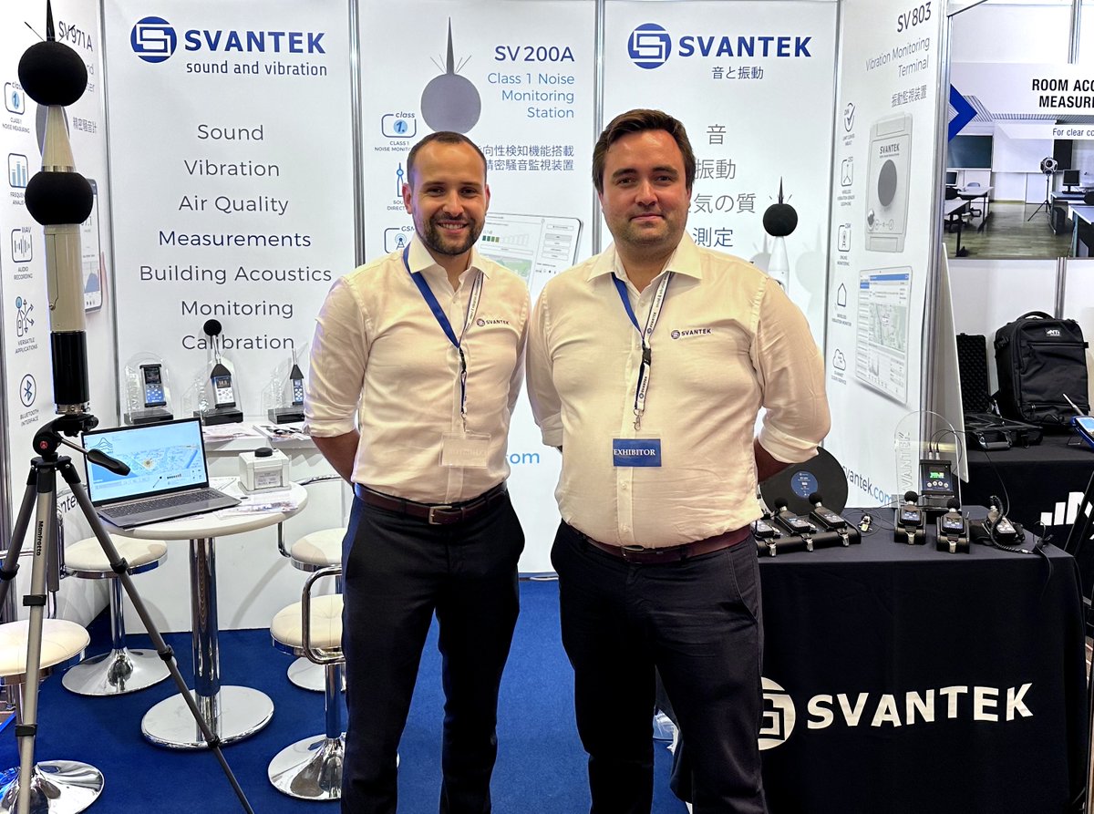 _Svantek's tweet photo. 🎶 Excited to meet our fellow #sound and #vibration enthusiasts at #InterNoise2023! 

🔊🤝 Swing by the #SVANTEK booth and join us for engaging discussions on all things related to sound and vibration.

Check out all the event details at https://t.co/HtrqUf00RN 

#InterNoise https://t.co/R5kDxr2XXy