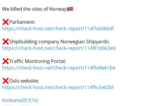 Norveç siber saldırı