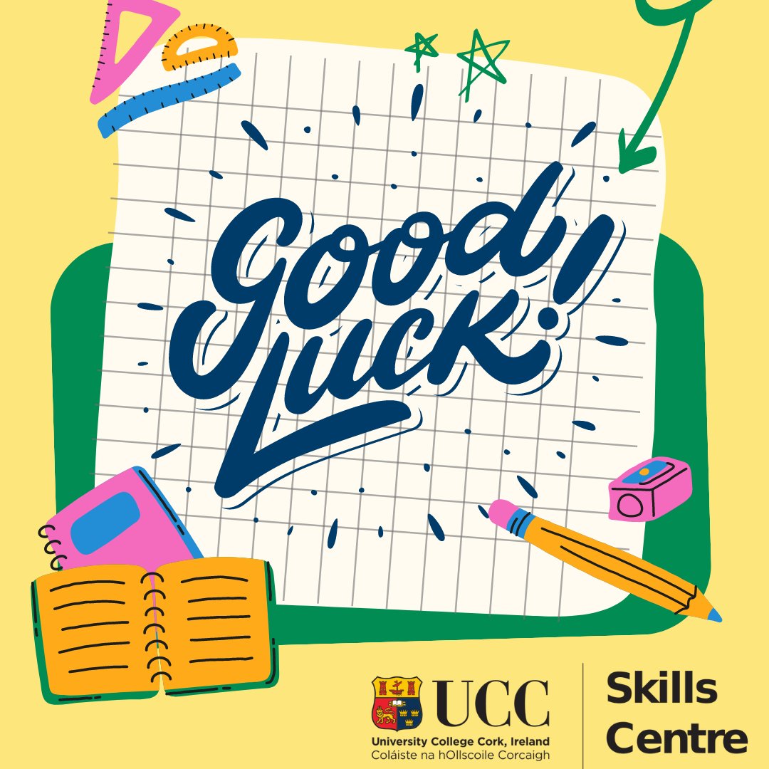 Good luck to everyone receiving their Leaving Cert results today! 🤞 If you are planning on coming to UCC in the coming term make sure to follow us and keep an eye on our socials!