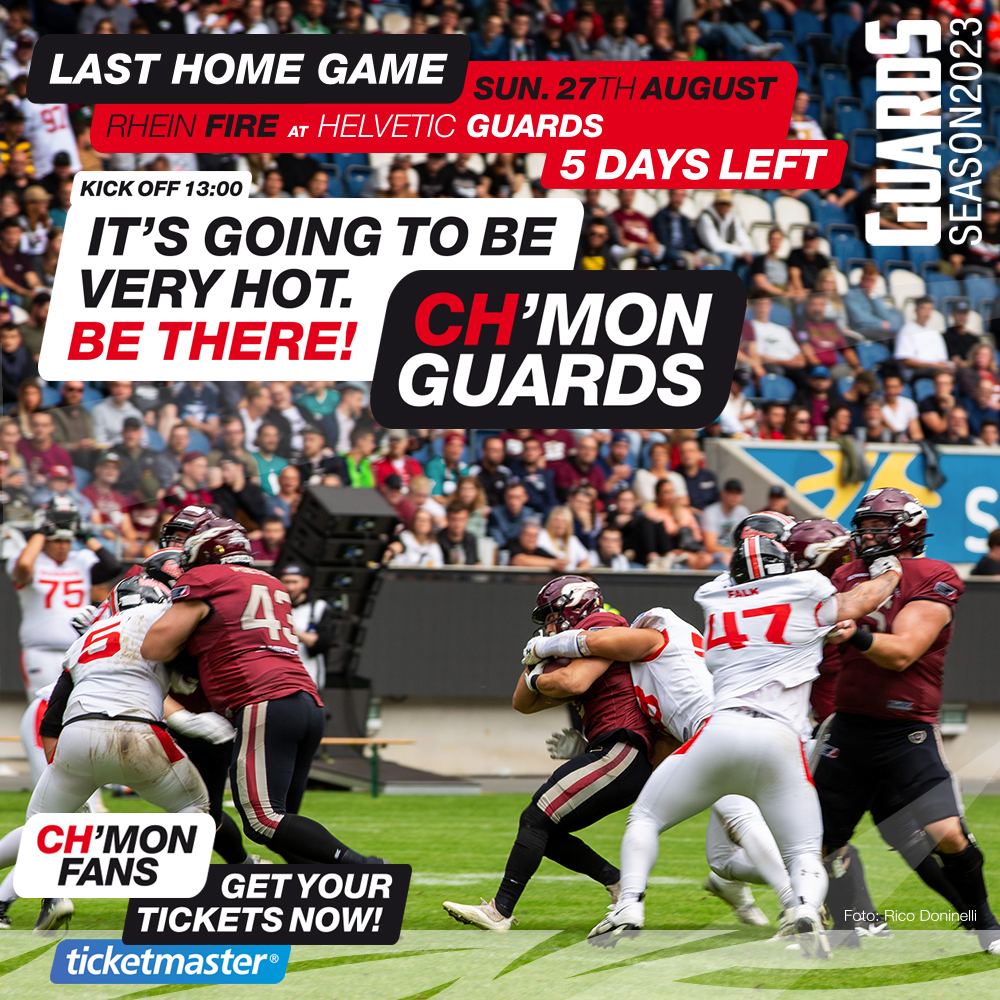 Anxiously waiting to see all of you again ⚔️

#RHFatHVG #upforthechallenge #helveticguards #europeanleagueoffootball