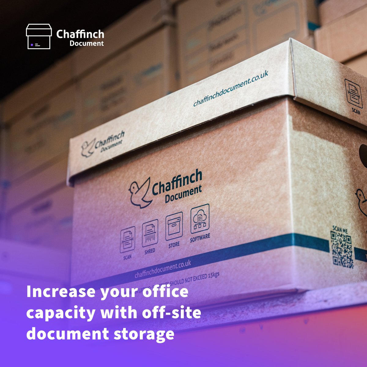 Want to increase your #officecapacity?

Off-site document storage can be 60% cheaper than investing in a new office unit.

Our archive storage facility stores over 2m+ files across a wide range of industries.

#documentstorage