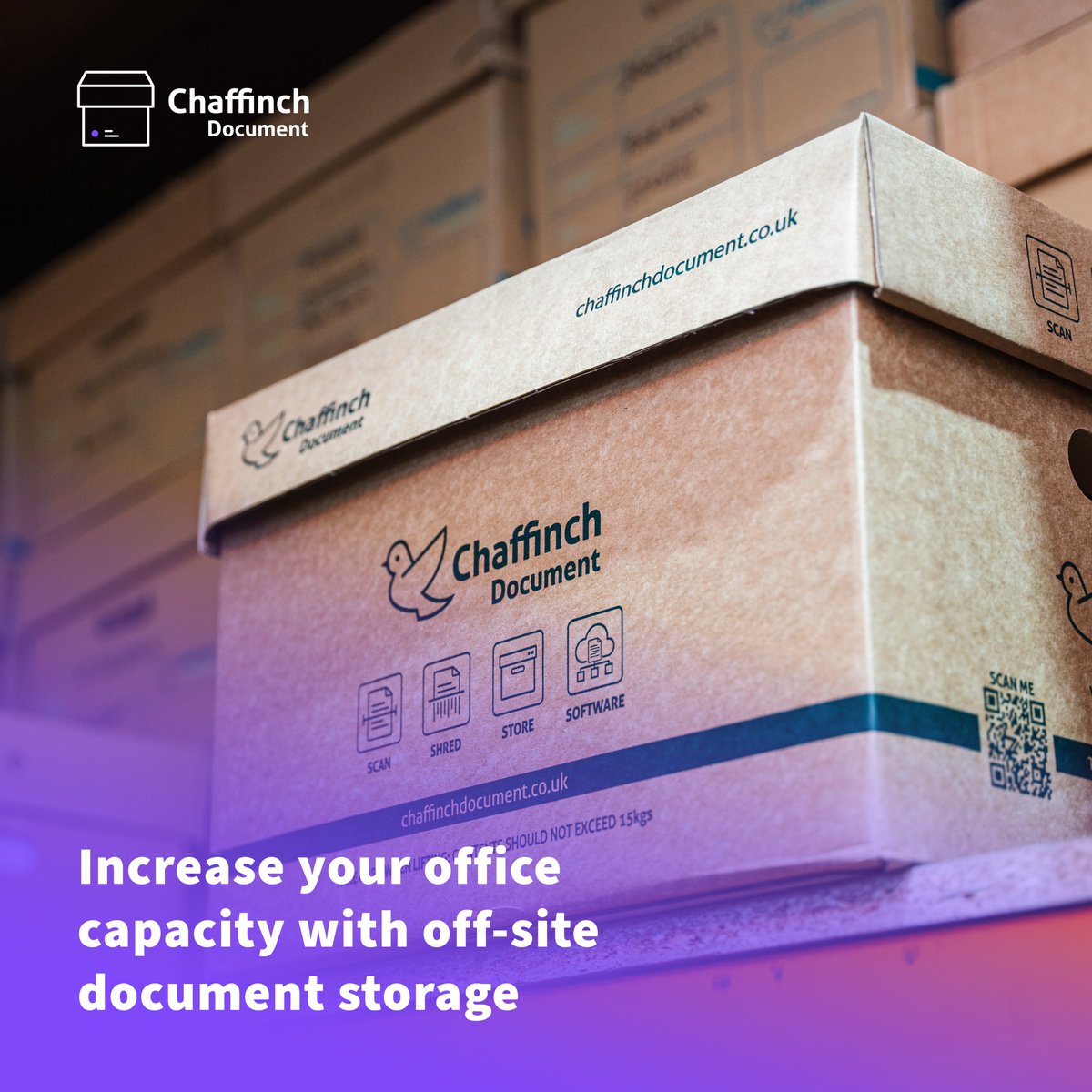 chaffinchdoc's tweet photo. Want to increase your #officecapacity?

Off-site document storage can be 60% cheaper than investing in a new office unit.

Our archive storage facility stores over 2m+ files across a wide range of industries.

#documentstorage https://t.co/jg975pyMrZ
