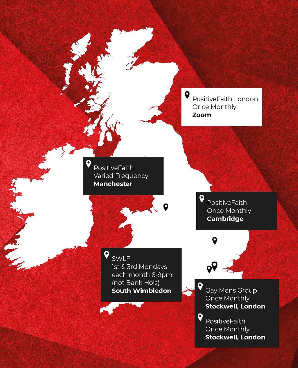 PositiveCath's tweet photo. Where are the meetings?

At PositiveFaith we offer peer support groups in London, Manchester and online where people get together to discuss matters of faith, their diagnoses and help support each other through the bright spots and dark patches of life.

#positivefaith https://t.co/qf1bTYO9c0