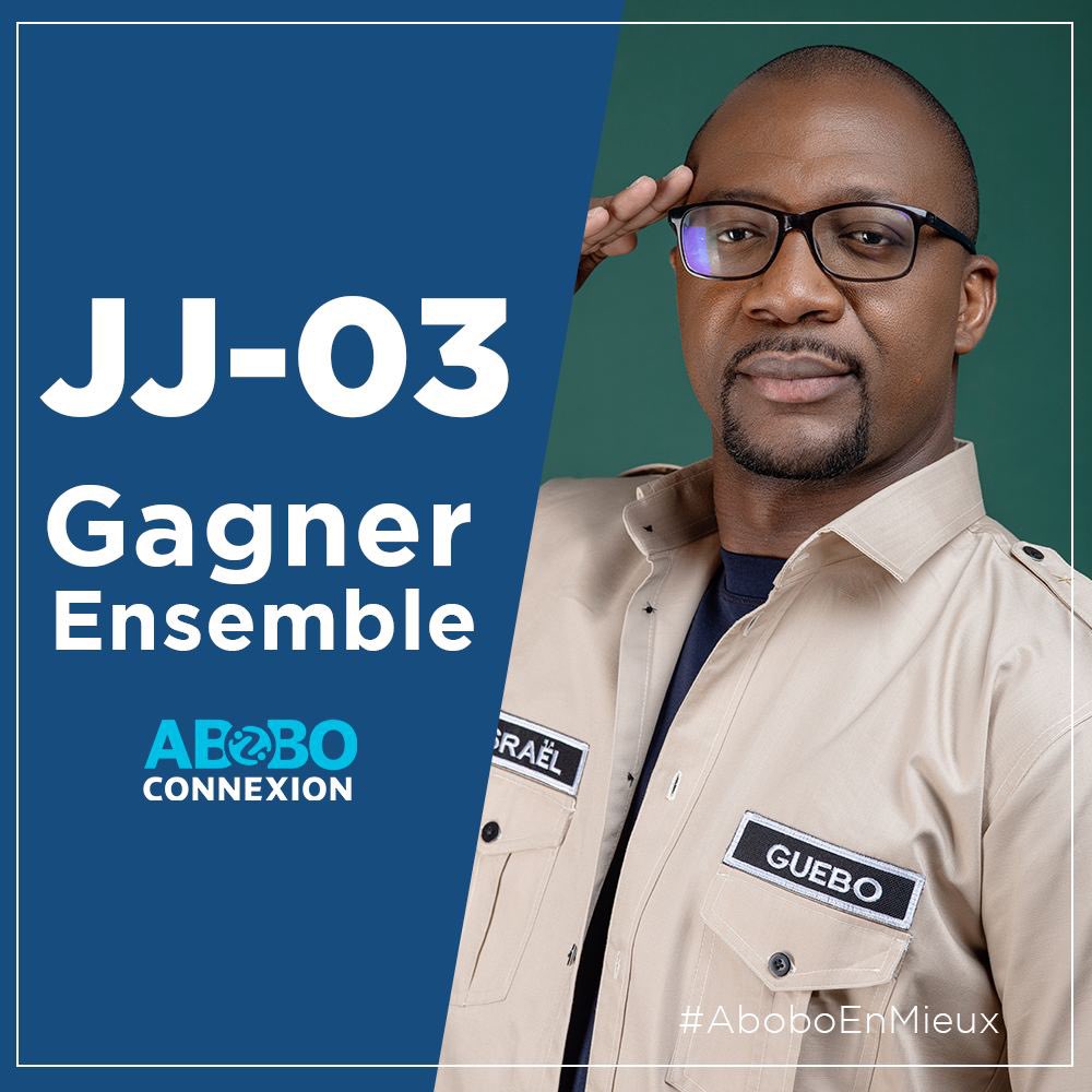 JJ-03. Engagés pour un #AboboEnMieux.
Prêts à #GagnerEnsemble.