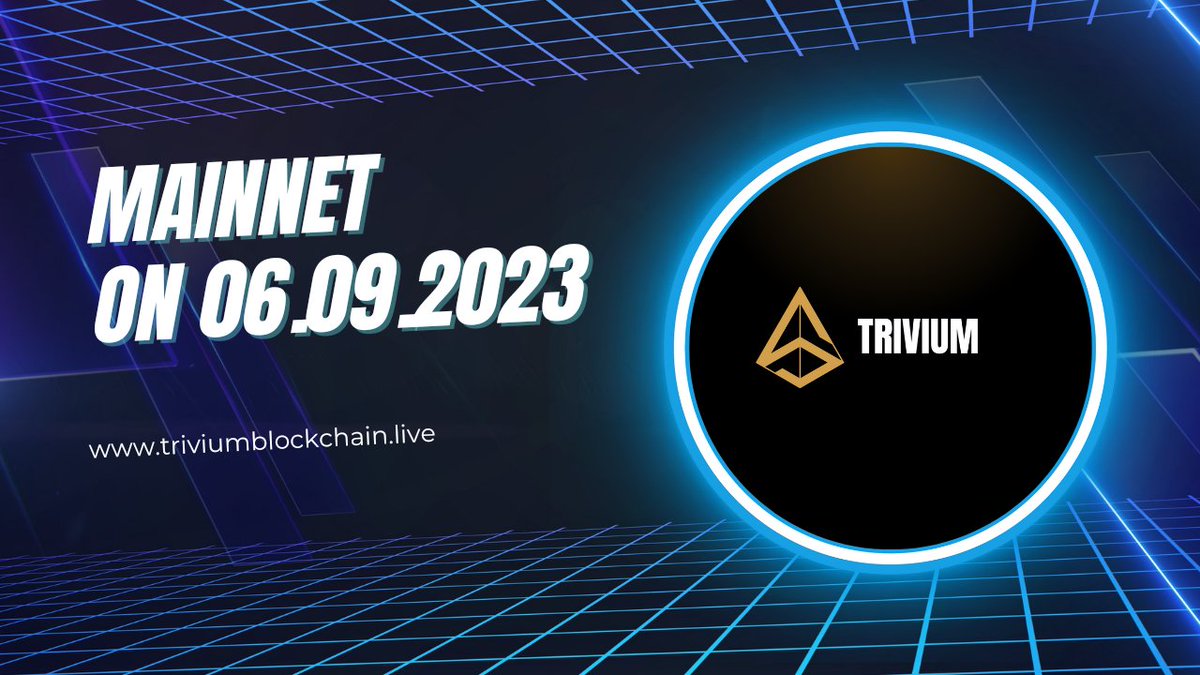 Trivium Blockchain tweet media
