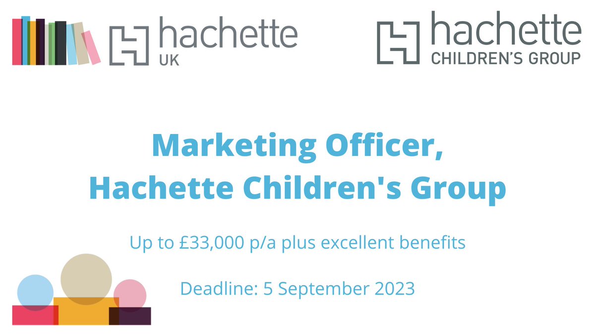 HachetteCareers's tweet photo. .@hachettekids are looking for a talented, creative Marketing Officer to join their multi-award-winning marketing team.

Apply now: https://t.co/CgQx1bonqz https://t.co/jUMNuGu1aj