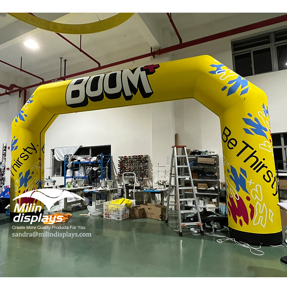 leungsandra2's tweet image. Air sealed inflatable entrance arch.
Angled inflatable arch is a most common arch shape on sport events offering big space for branding.
#inflatablearch #customarch #advertisingarch #racearch #startarch #inflatablegate #startfinishline #entrancearch