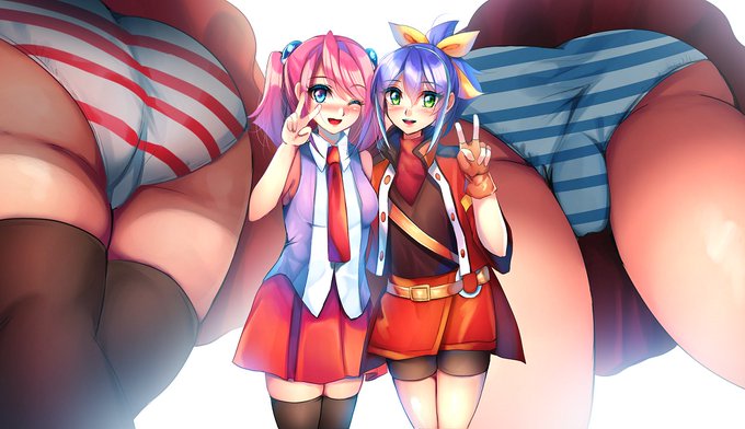 リクエストいただきました『遊戯王ARC-V』より柊柚子&amp;セレナです https://t.co/3a8HGE3IeE #Skeb 