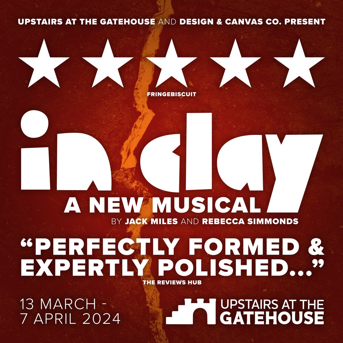 What a night! @InClayMusical at @TheOtherPalace was a triumph. We're thrilled to be bringing this exciting new musical to Upstairs at the Gatehouse in 2024. Tickets are on sale NOW! Be sure to secure yours early--you won't want to miss this. 🎟 bit.ly/inclayshow