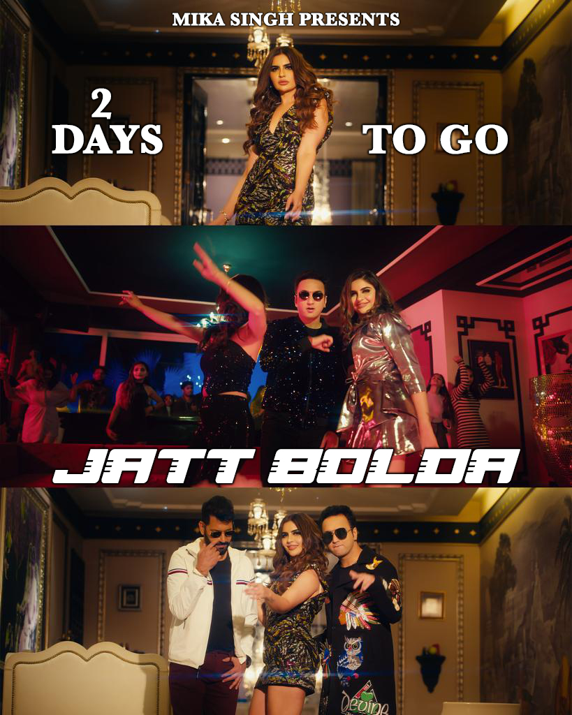 Wow It’s only 2 Days to Go Guys!!! ‘Jatt Bolda’ releasing on 24th August 2023. Singer JASBIR JASSI Masterpiece Music By Sumit Sethi Feat by Deepti Sadwani and DJ Ojo Video Directed By Sahil Kapoor Produced By : Mika Singh & Dr Tarang Krishna Only on Music&Sound YouTube Channel