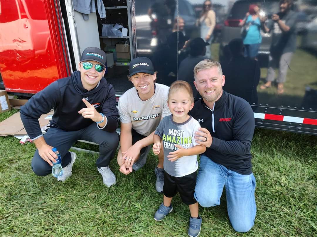 RichSharpsteen's tweet image. Thanks also  to @JRMotorsports drivers @J_Allgaier @BrandonJonesRac @sam_mayer_ for the part in making his day...you all gained a life long fan!!!