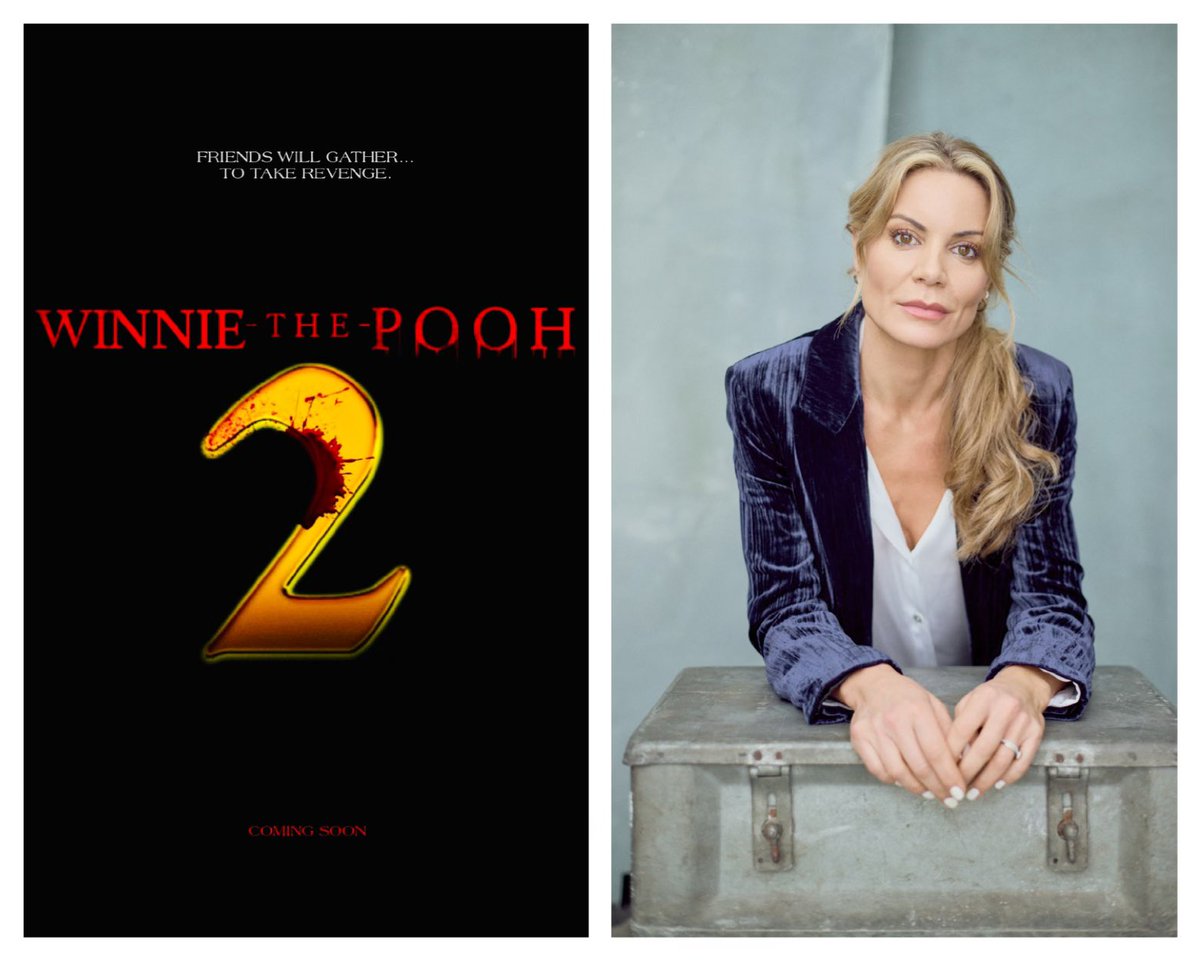 I’m really pleased to be joining the new cast of ‘Winnie-the-Pooh :Blood & Honey 2’ It will be even more terrifying than the first and in cinemas 2024. Thank you @Scott_JChambers I can’t wait 🩸+🍯 @JaggedEdgeProd @ITNFILMS