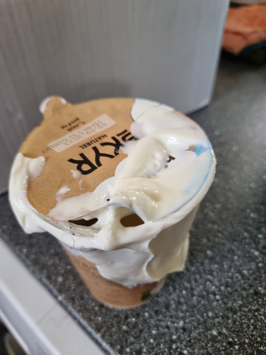 De verpakking van de Skyr is ook niet meer wat het geweest is #allesinmijntas