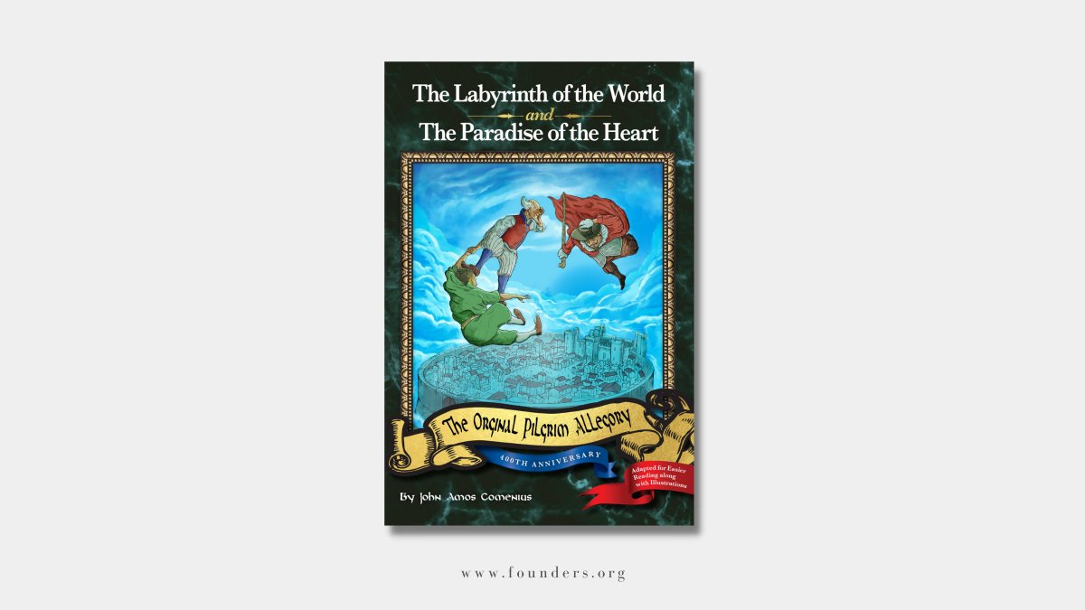FoundersMin's tweet photo. If you loved Pilgrim’s Progress, you need to discover what inspired it. Labyrinth of the World is the original pilgrim allegory. 

Available for sale in the Founders Press store! Order your copy of The Labyrinth of the World &amp; The Paradise of the Heart: https://t.co/aZoDkG1yIM https://t.co/Ibv7lT9ior