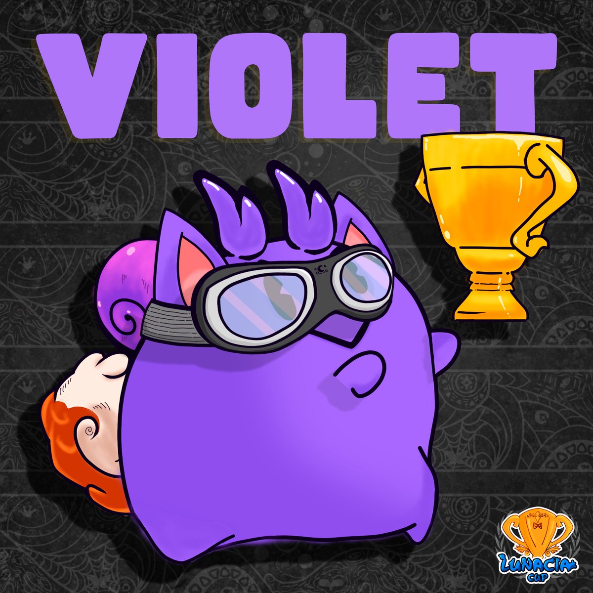 Say hello to our new mascot: VIOLET! 💜
It will guide you through Lunacia Cup and beyond!
LETS GO! 🏆