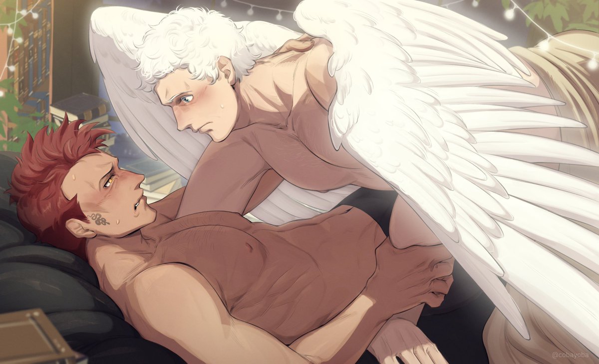cobayoba's tweet photo. i also have a version without underwear but i feel so ashamed to show it fr

#GoodOmens #aziracrow https://t.co/nSiMBsg6kp