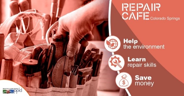 Cool Science (@cscoolscience) on Twitter photo Why toss it when you can fix it. Join us at <a href="/ppld/">Pikes Peak Library District</a> Repair Café at 1 p.m. on Saturday September 30th at <a href="/PikesPeakMakers/">Pikes Peak Makerspace</a> where you can disassemble, troubleshoot, and repair your broken items. Learn skills, save money, and help the environment.
Learn more at coolscience.org/cool-science-f… Why toss it when you can fix it. Join us at <a href="/ppld/">Pikes Peak Library District</a> Repair Café at 1 p.m. on Saturday September 30th at <a href="/PikesPeakMakers/">Pikes Peak Makerspace</a> where you can disassemble, troubleshoot, and repair your broken items. Learn skills, save money, and help the environment.
Learn more at coolscience.org/cool-science-f…