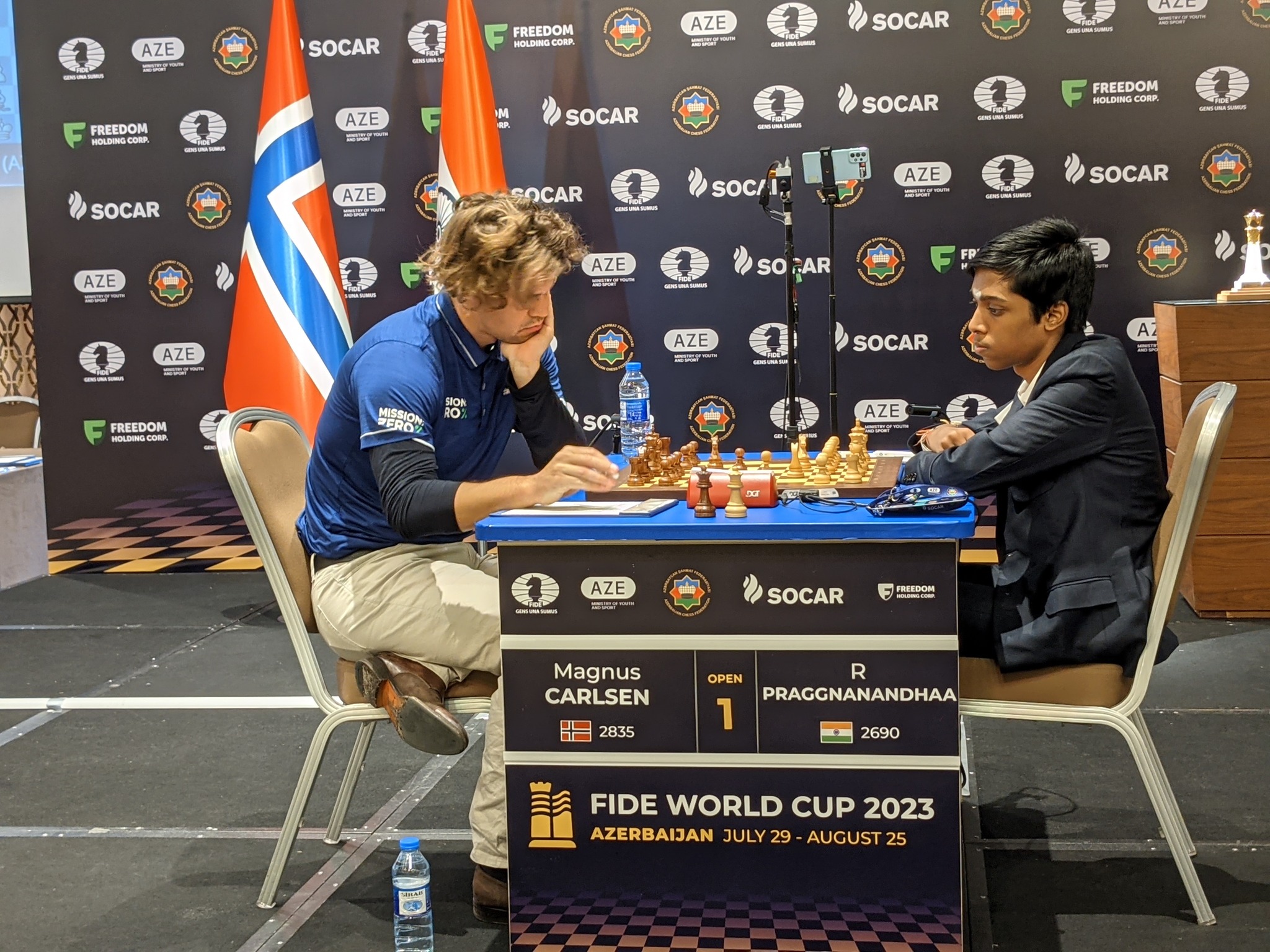 FIDE Chess World Cup Semifinals Start With Draws 