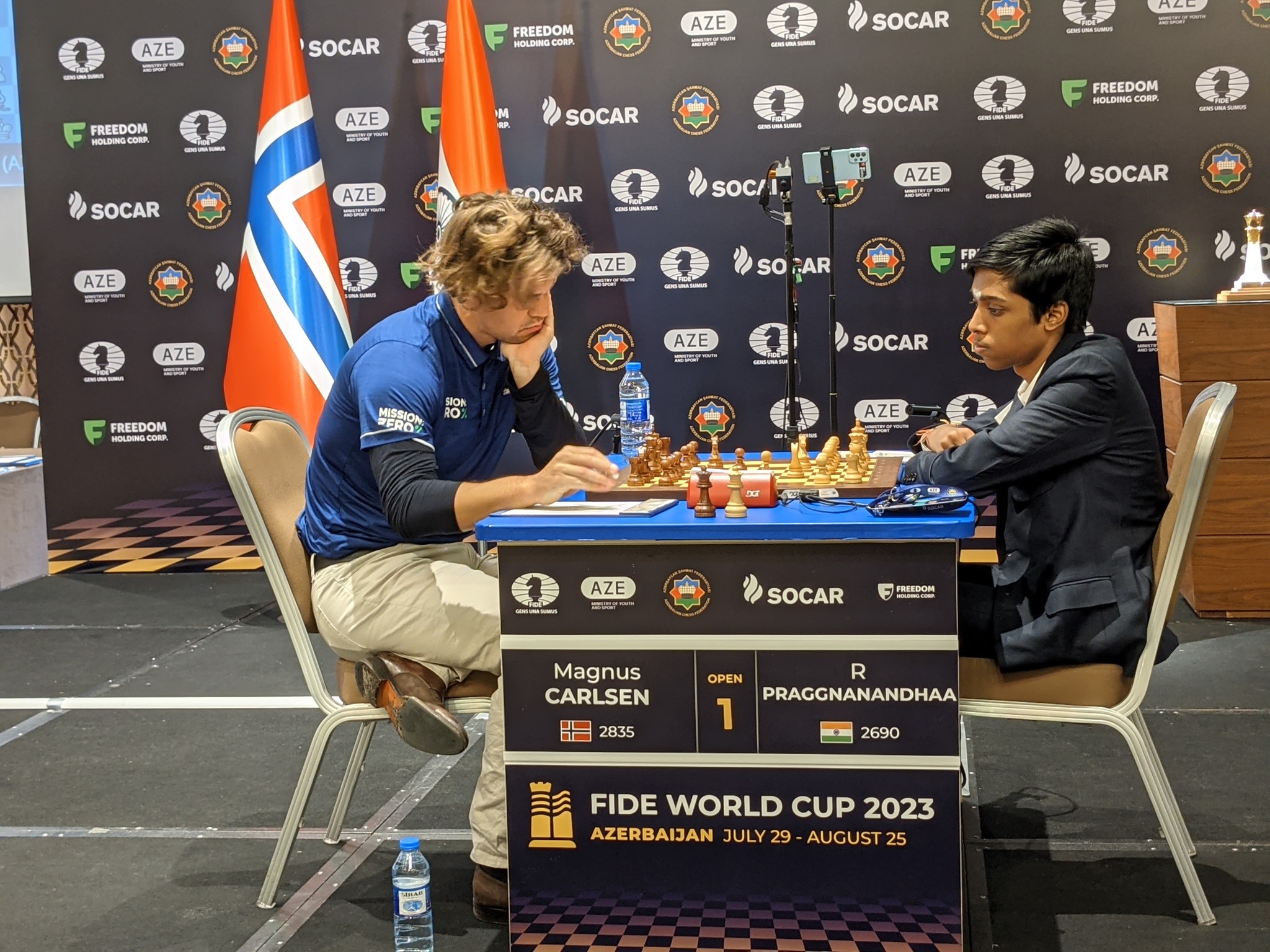 Chess World Championship 2023 Final Live, Praggnanandhaa Vs Magnus Carlsen  Live