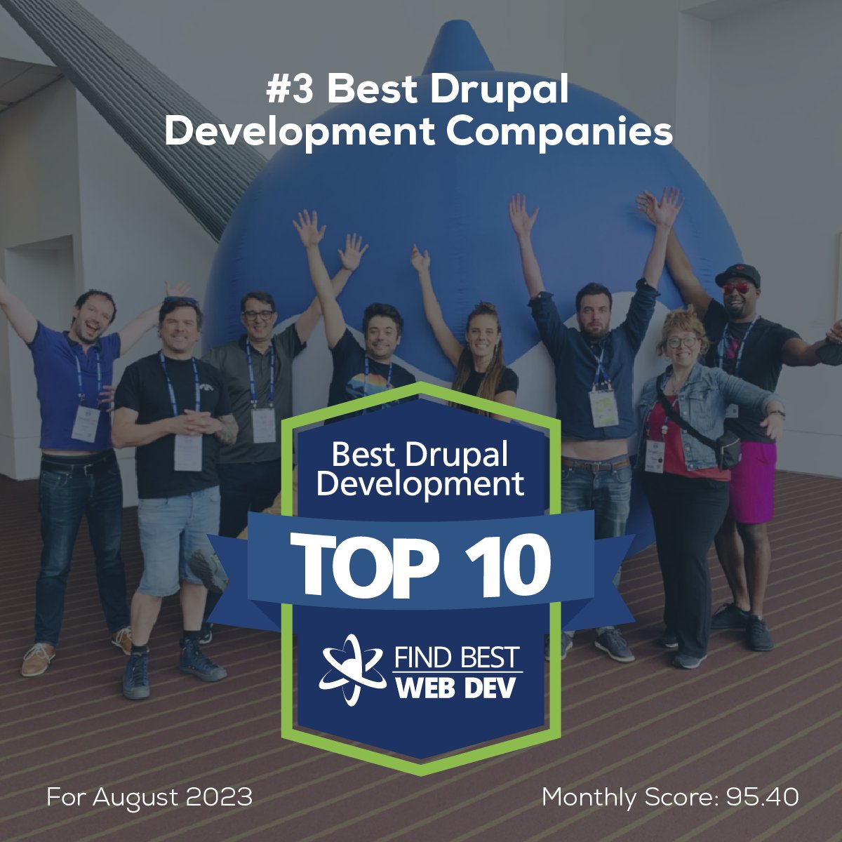 🔥Symetris ranked as a Top Best Drupal Development Company by @findbestwebdev. Huge thanks to our #Drupal team for crafting standout web experiences. And a big shoutout to our partner @drupalassoc for nurturing the Drupal community! #Tech #webdevelopment #webdesign #WebDev