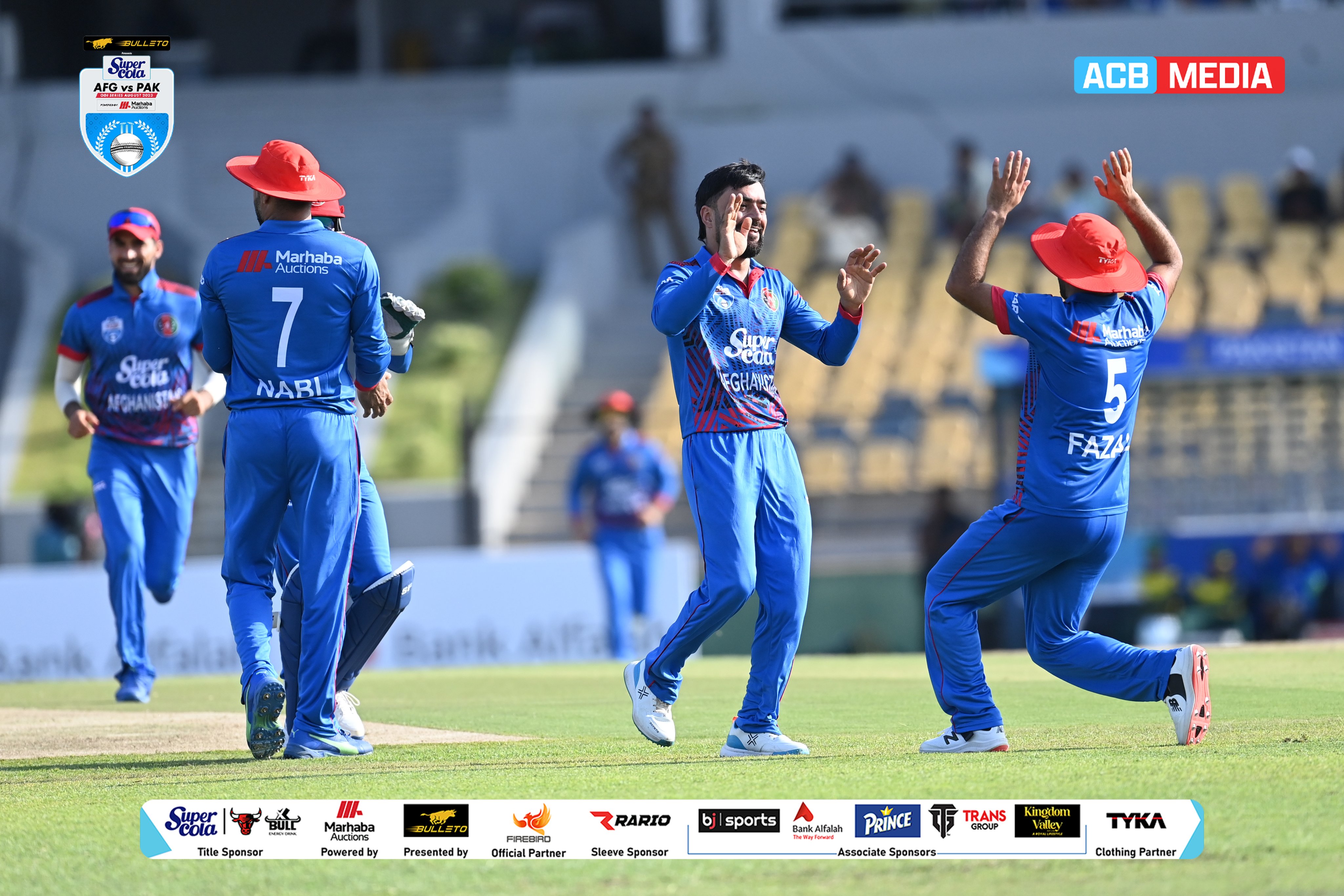 Afghanistan Cricket Board on X: ACB Name New Jersey Sponsors for