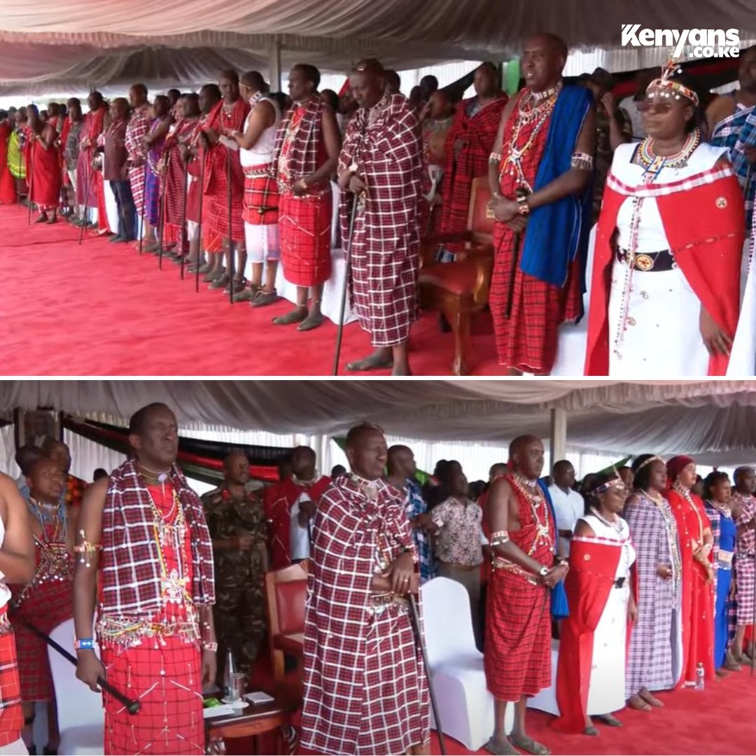 Ruto dons a shuka as he embraces Maasai culture