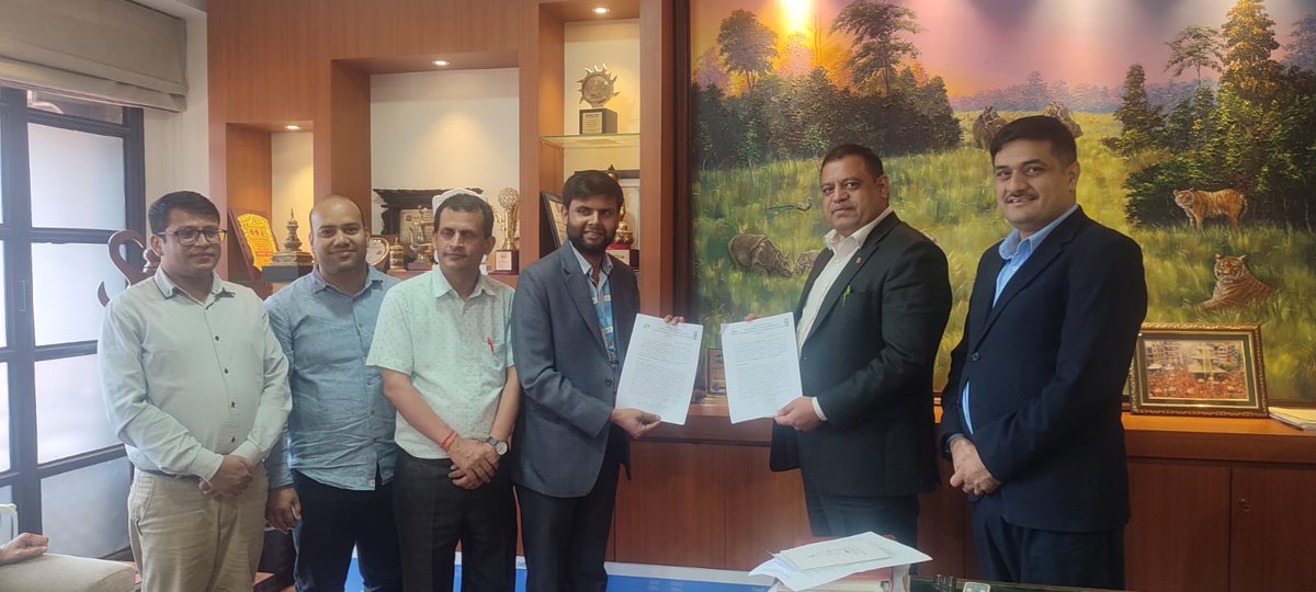 STLRPNepal's tweet photo. MoU signing between @STLRPNepal &amp; Tourism Research and Training Institute for the  formation of Sustainable Tourism Clubs at 100 schools across the country.
#STLRP #NTB #UNDP #TRTI #SustainableTourismClub @UNDPNepal https://t.co/yU4udsyJEx