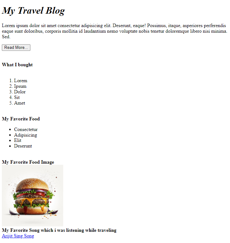 Tusar78's tweet photo. Hey everyone👋 
This is my day 01 📷 of #100daysofcoding
Today I have done two or more jobs e.g. 
1. Basic HTML Element
2. What is Semantic Element
3. Explored VS Code and
4. Complete a simple travel blog site.
#100daysofcoding #HTML https://t.co/70Y3Kic1xA