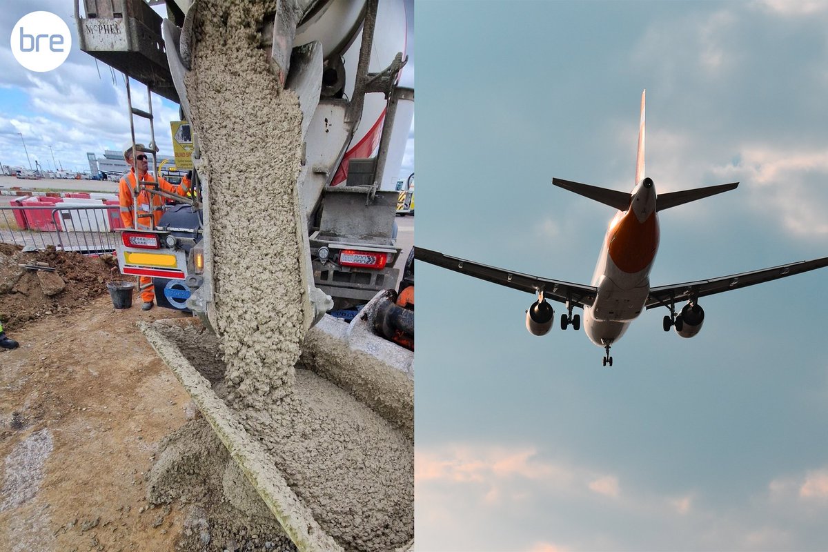BRE_Group's tweet photo. 🔊"I hope that this trial will help radically transform the #builtenvironment at Heathrow in the years to come."

With Heathrow aiming for a 2050 #netzero target, @CEMEX &amp; @Ecocem have been selected for reduced carbon cement trial after BRE study:
https://t.co/0XnGqg0YUB @TCIndex https://t.co/j0zae7VBGf