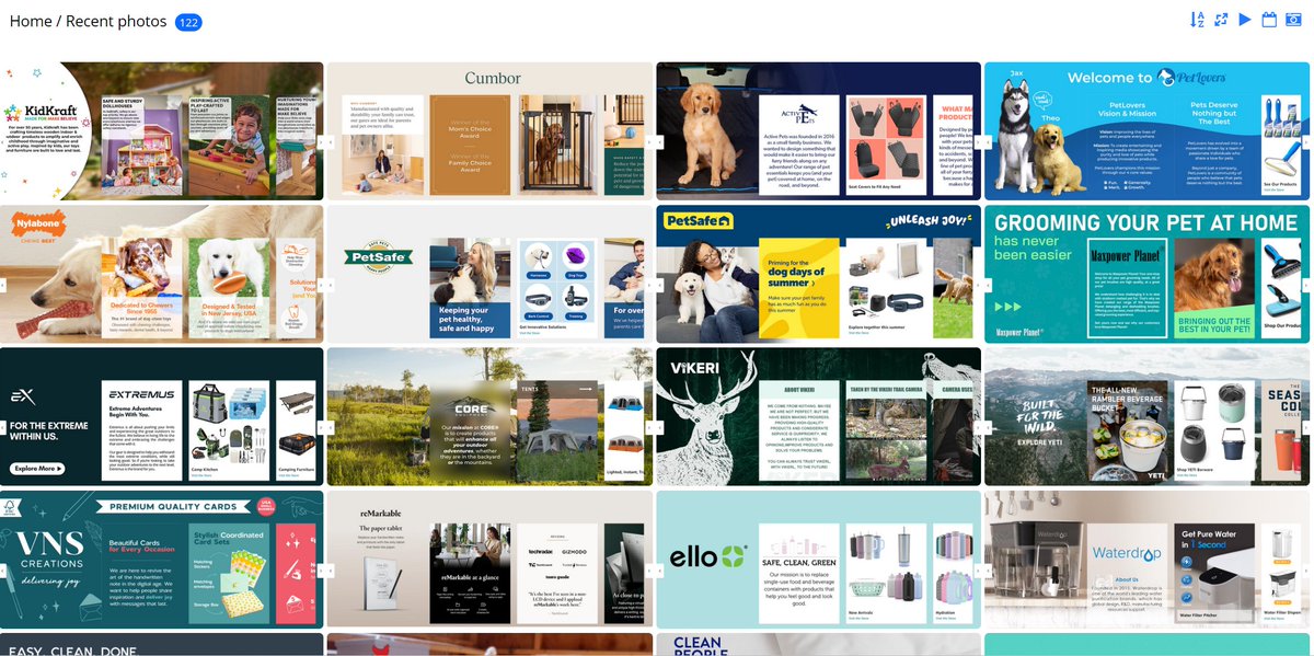 _GeorgeReid_'s tweet image. 122 new examples added this week. 

We've focused again on Brand Stories.

I think top right style could have been applied to bottom left. 

Get 25,000 ideas and save hours of design time here: creatives.georges.blog

#itsalwaysdayone #designexamples #amazon