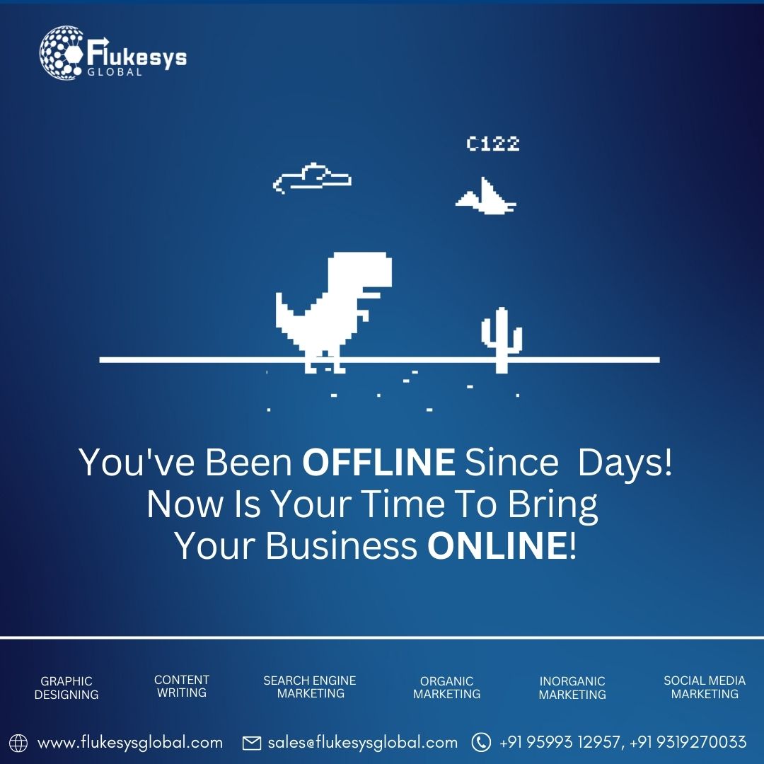 Embrace the Digital Era with The Flukesys Global! 
Ready to make the switch? Call us today at +91 9599312957 or +91 9319270033 and embark on your digital journey with Flukesys Global.
#FlukesysOnline #DigitalTransformation #ElevateYourBusiness #ExploreOnline #FlukesysGlobal