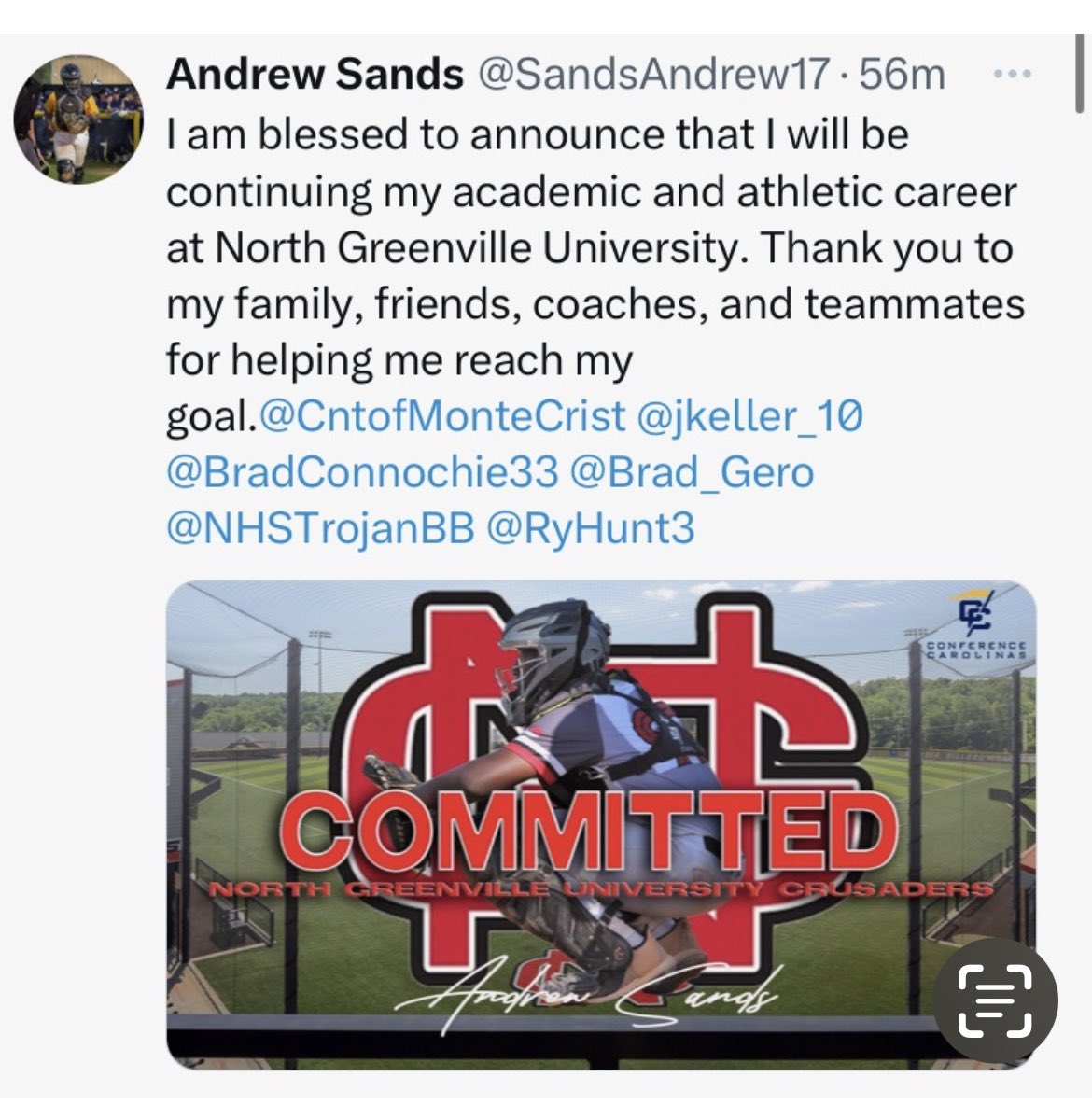 Legacy Baseball SC tweet media