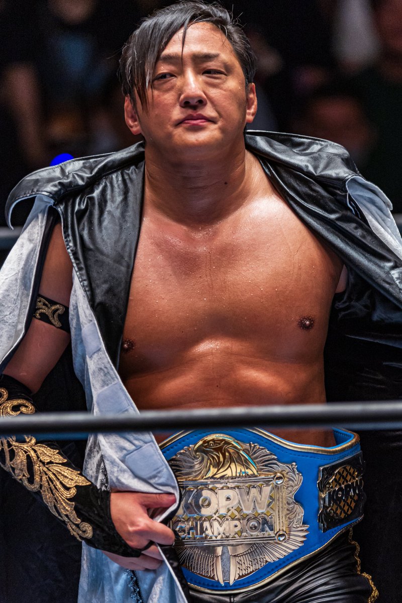 極上　大粒デザインブレス 2023 7.25 新日本プロレス 後楽園ホール #タイチ 選手 KOPWのベルト