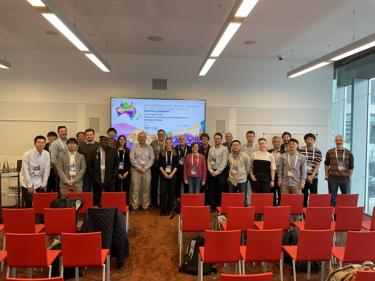 A good second day at 
 #IUCr2023 and ran a second workshop, this time a RMCProflle tutorial. It seemed to go well.