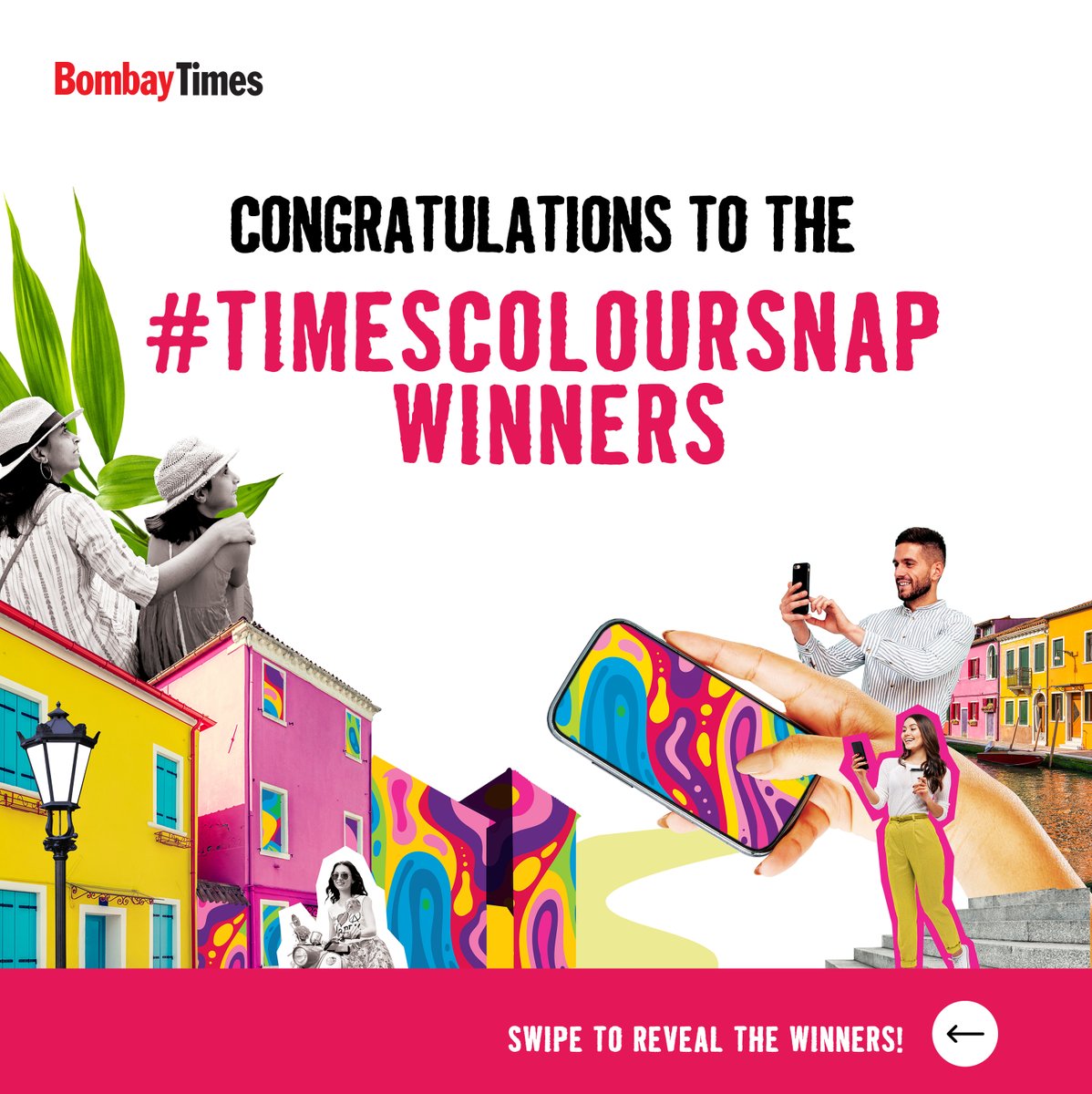bombaytimes's tweet photo. Drumrolls ๐ฅ for our #TimesColourSnap contest winners! You have won a feature in @bombaytimes on 19th August i.e. World Photography Day. The 1st prize winner has also won a smartphone for capturing the colours in their city in the most captivating manner https://t.co/vB4WwFHriT